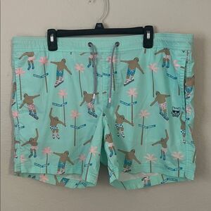 Party Pants Mint Board Shorts in Size L